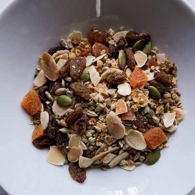 Apricot & almond granola - The bakery by Knife & Fork