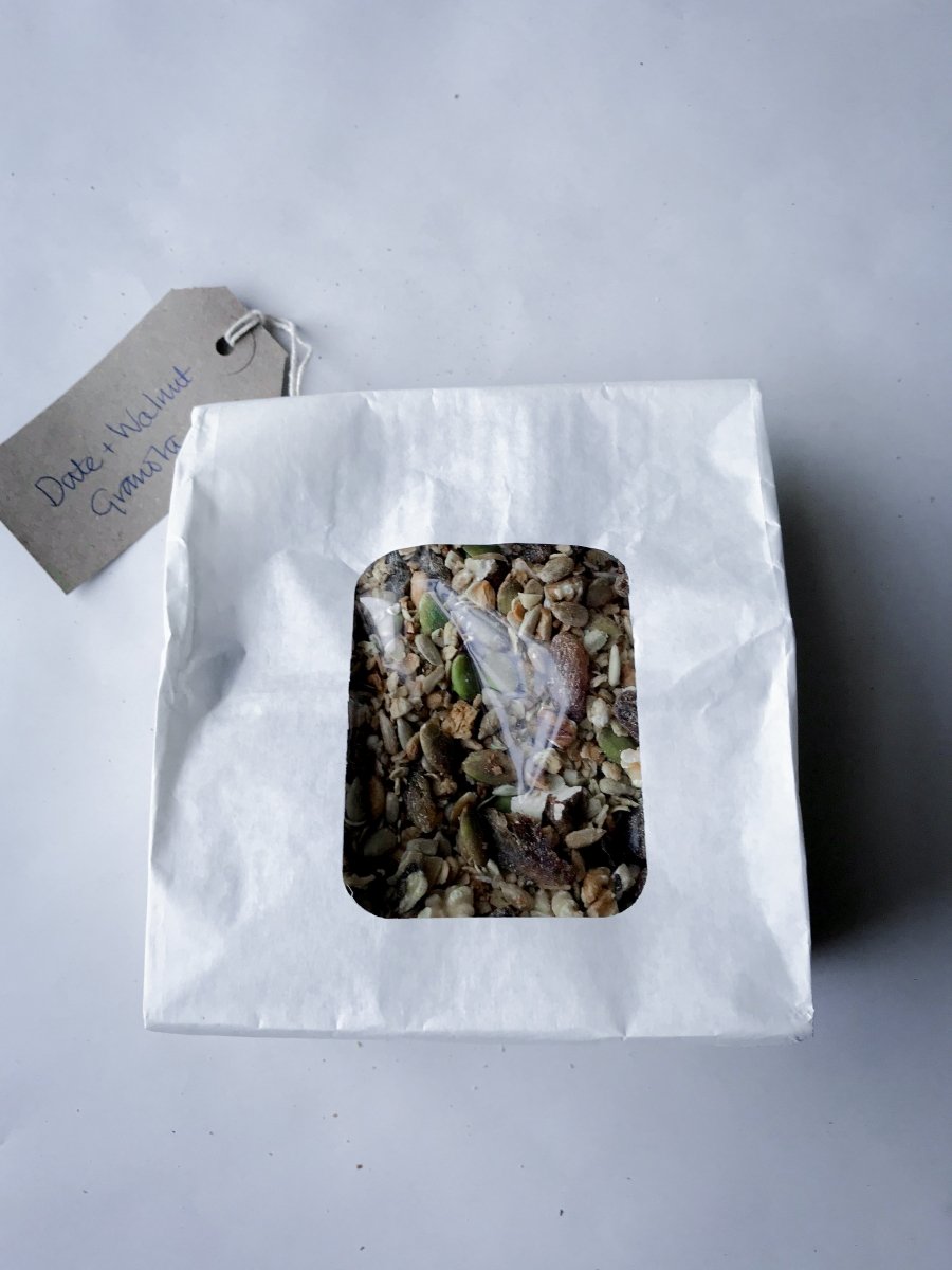 Date & walnut granola - The bakery by Knife & Fork