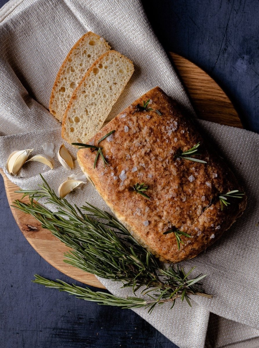 Rosemary focaccia - The bakery by Knife & Fork